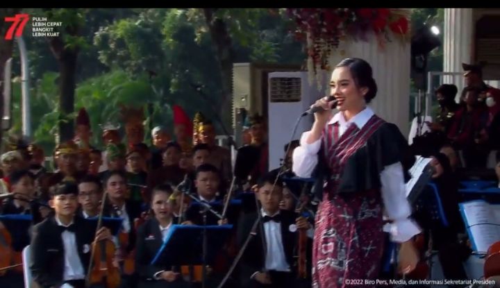 Heboh! Lyodra Ginting Teriak Papua Merdeka di Istana Jelang Upacara HUT Proklamasi RI, 'Berani Banget di Ring 1'
