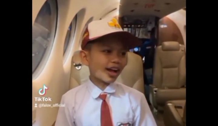 Demi Jalankan Amanat Jokowi, Farel Prayoga Sampai Bela-belain Pergi ke Sekolah Naik Jet Pribadi