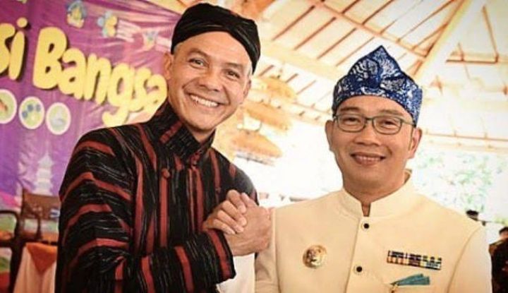 Warna Rambut Ganjar Pranowo dan Ridwan Kamil Mendadak Beda, Ada Hubungannya dengan Pidato Jokowi?