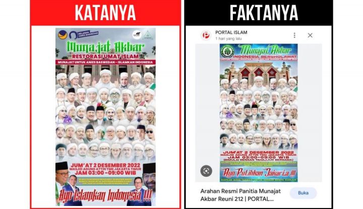 Beredar Poster yang Memuat Ajakan 'Islamkan Indonesia', NasDem: Hoaks!