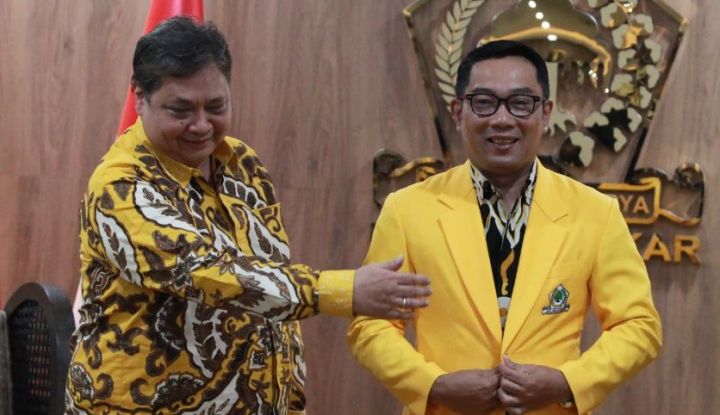 Menaruh Harapan pada Ridwan Kamil, Airlangga: Waktunya Golkar Rebut Kemenangan di Pemilu