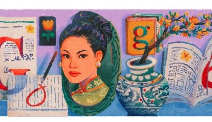 Google Doodle Hari Ini: Sương Nguyệt Anh, Editor Surat Kabar Perempuan Pertama di Vietnam
