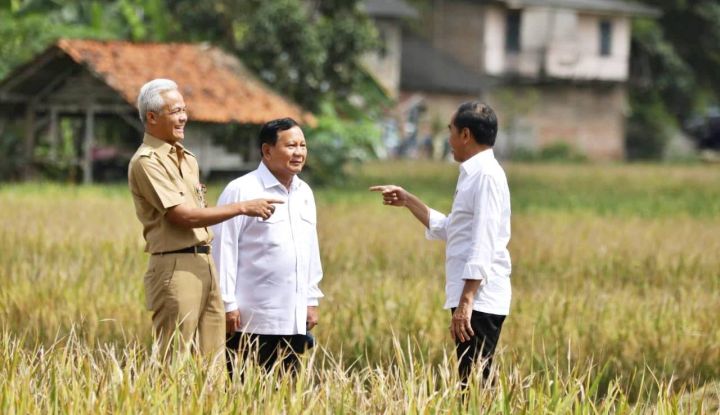 Panda Nababan Ungkap Obrolan Jokowi, Ganjar dan Prabowo di Sawah Kebumen