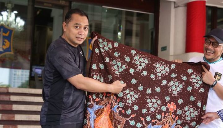 Diapresiasi Eri Cahyadi, Batik Motif Surabaya Maritim Menyimpan Makna Ini