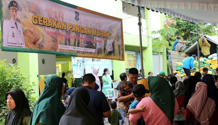 Cegah Panic Buying, Pemkot Surabaya Gelar Pasar Murah dan Gerakan Pangan Murah